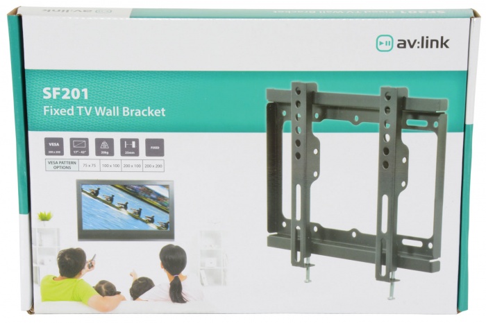 Fixed TV Wall Bracket VESA 200x200 17'' - 42''(SF201)