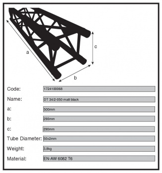 DT 34/2-050 Black