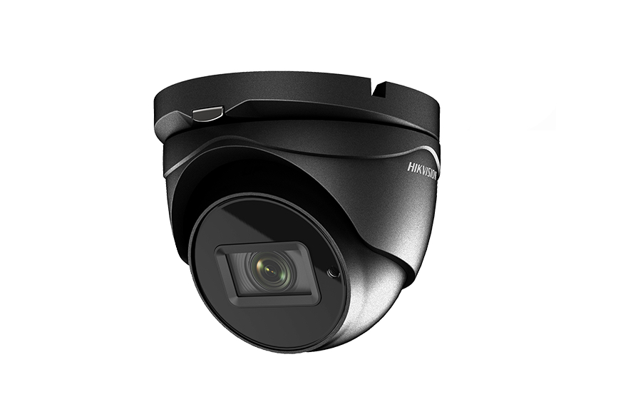 Hikvision POC Turbo TVI 5MP 40m Turret Dome Motorised 2.8-12mm - Black (DS-2CE56H0T-IT3ZE-B)