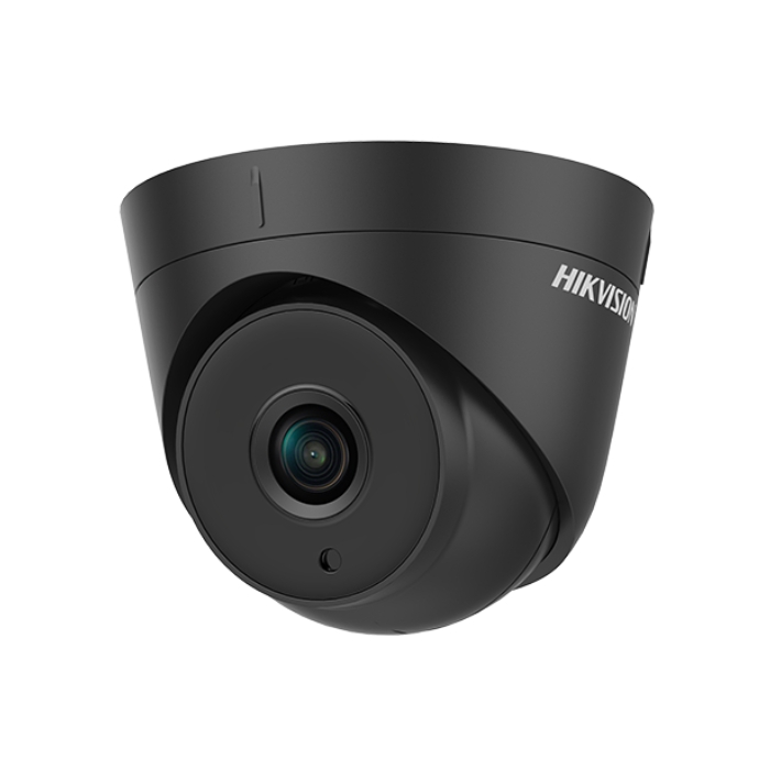 Hikvision POC Turbo TVI 5MP 40m Turret Dome 2.8mm - Black (DS-2CE56H0T ...