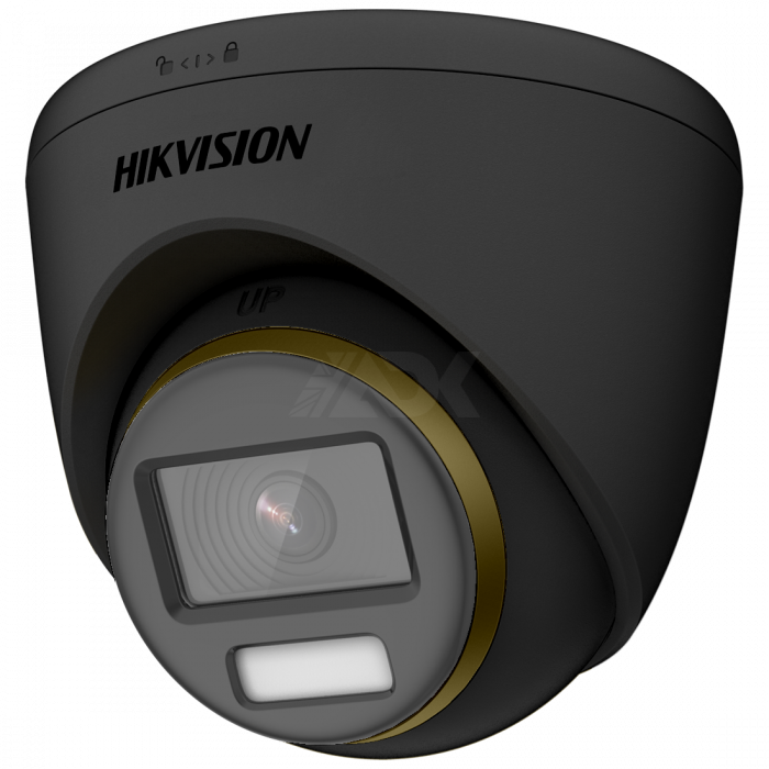 Hikvision POC ColorVu 4K 8MP 40m Turret Dome 2.8mm - Black (DS-2CE72UF3T-E-2.8MM-BK)