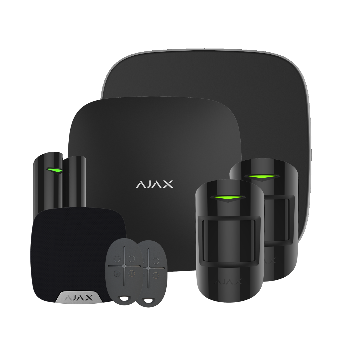Ajax Hub2 Double Deck Wireless Starter Kit 1 - Black