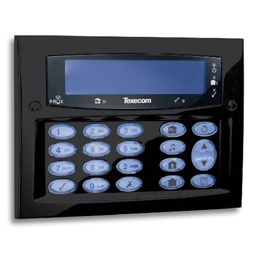 Texecom Premier Elite FMK Flush Mount Keypad ‑ Diamond Black (DBD‑0124)